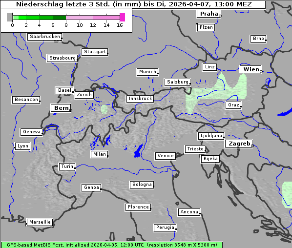 Niederschlag, 7. 4. 2026
