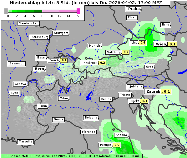 Niederschlag, 2. 4. 2026