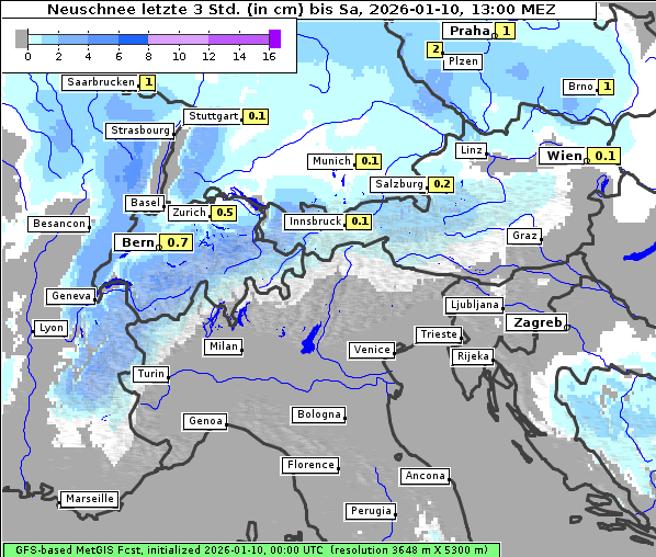Neuschnee, 10. 1. 2026
