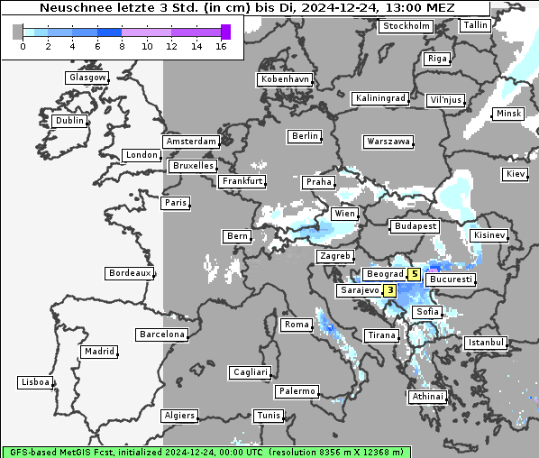 Neuschnee, 24. 12. 2024