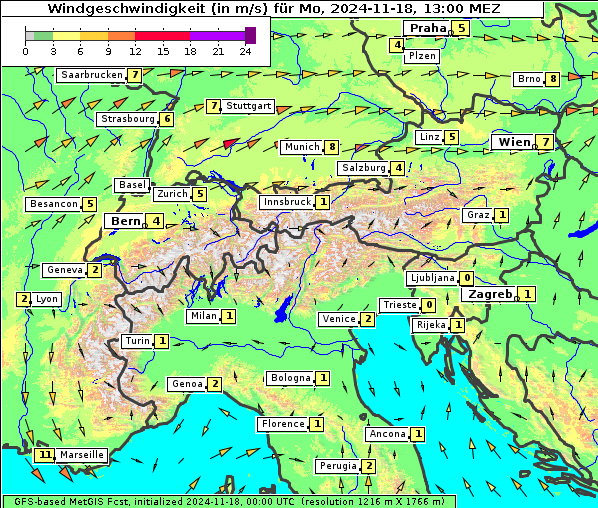 Wind, 18. 11. 2024
