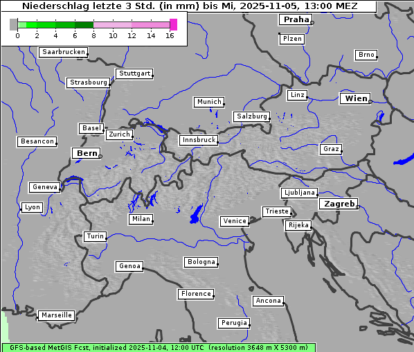 Niederschlag, 5. 11. 2025