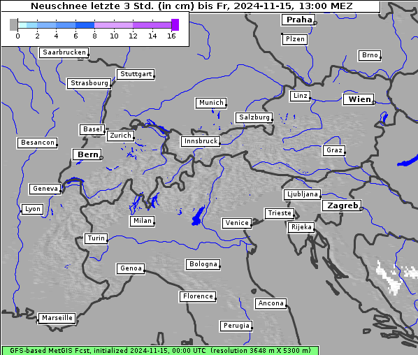 Neuschnee, 15. 11. 2024