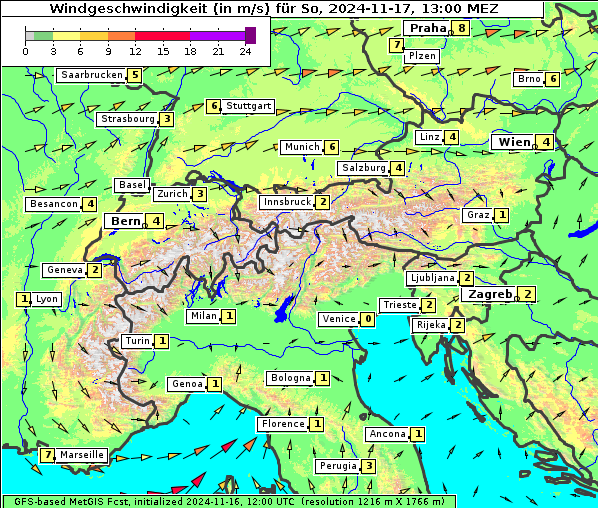 Wind, 17. 11. 2024