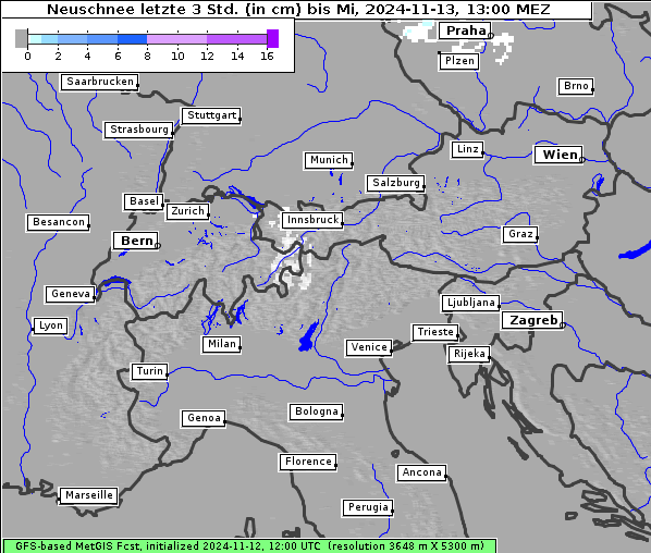 Neuschnee, 13. 11. 2024