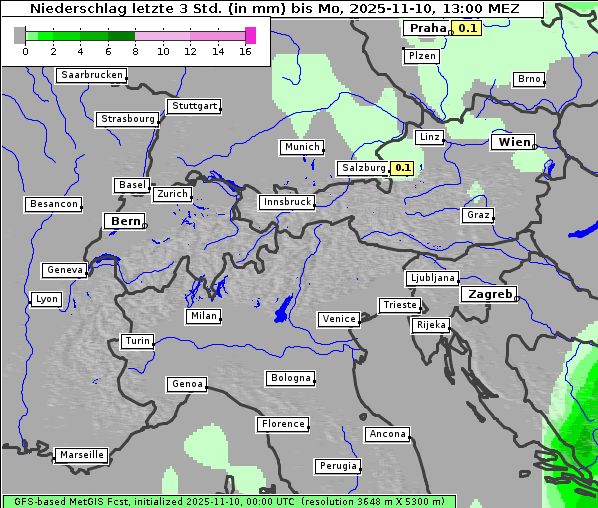 Niederschlag, 10. 11. 2025