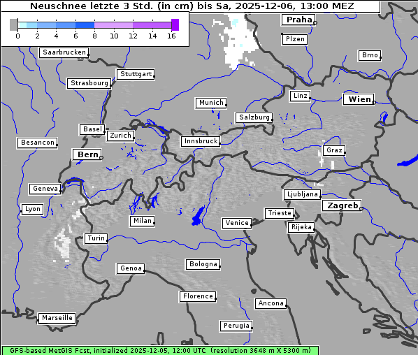 Neuschnee, 6. 12. 2025