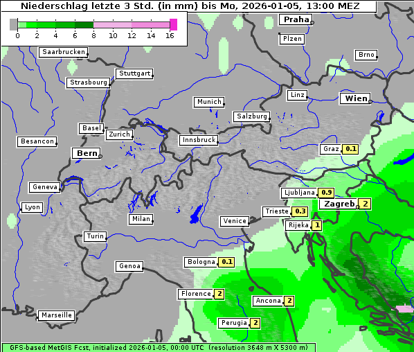 Niederschlag, 5. 1. 2026
