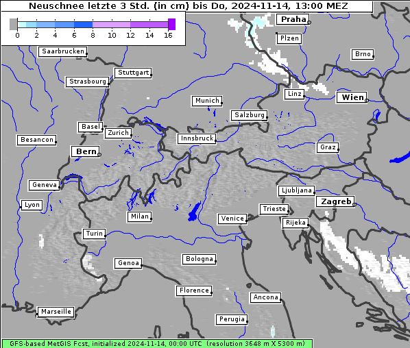 Neuschnee, 14. 11. 2024