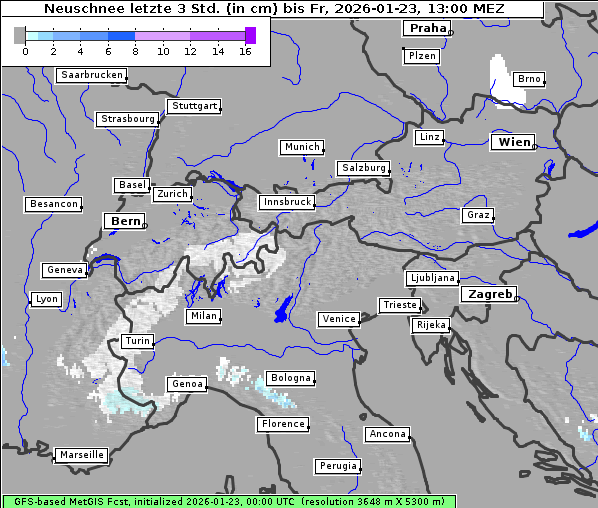 Neuschnee, 23. 1. 2026