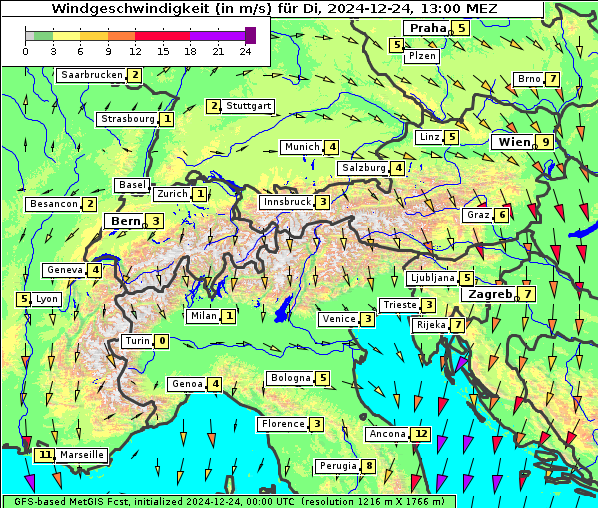 Wind, 24. 12. 2024