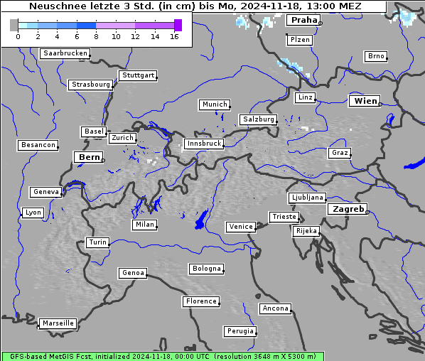 Neuschnee, 18. 11. 2024