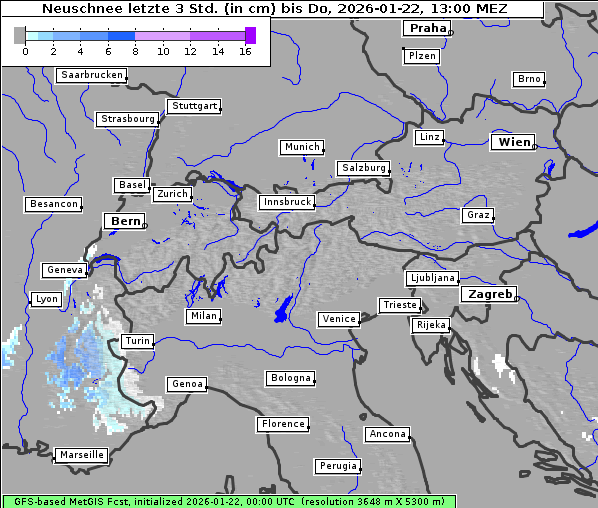 Neuschnee, 22. 1. 2026