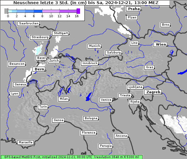 Neuschnee, 21. 12. 2024