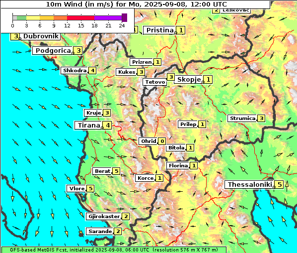 Wind, 8. 9. 2025