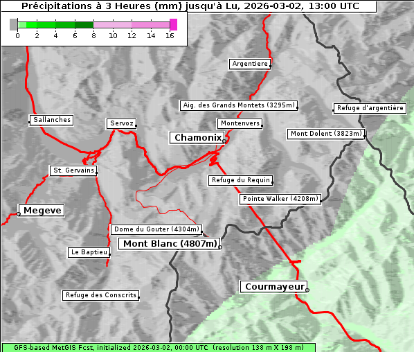 Niederschlag, 2. 3. 2026