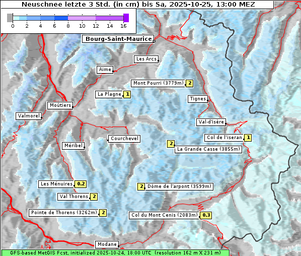 Neuschnee, 25. 10. 2025