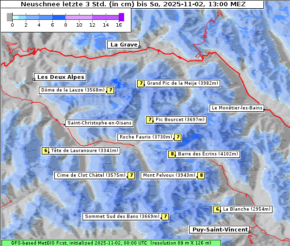 Neuschnee, 2. 11. 2025