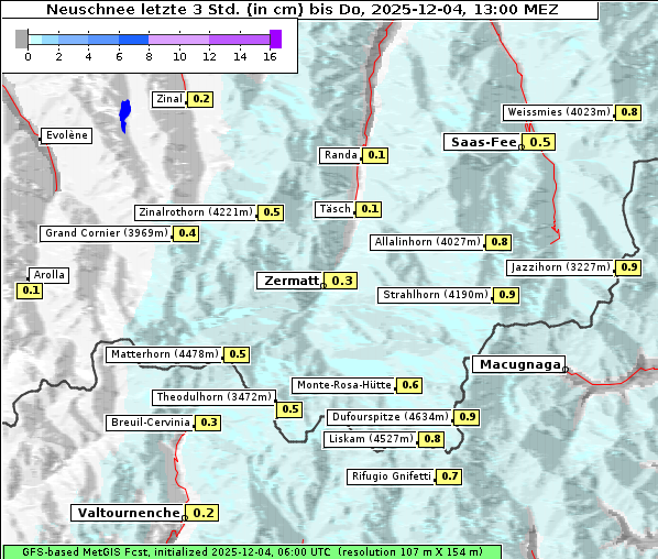 Neuschnee, 4. 12. 2025
