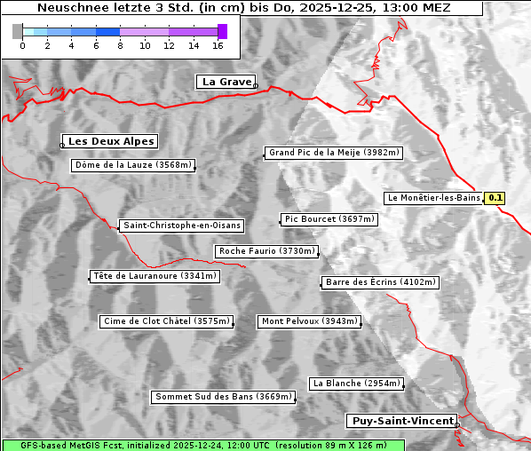 Neuschnee, 25. 12. 2025