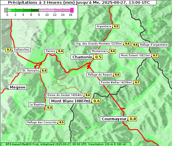 Niederschlag, 27. 8. 2025