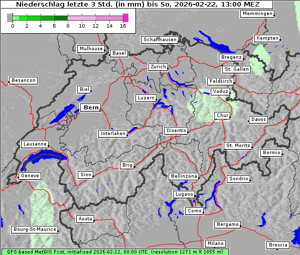 Niederschlag, 22. 2. 2026