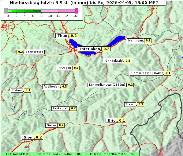 Niederschlag, 5. 4. 2026
