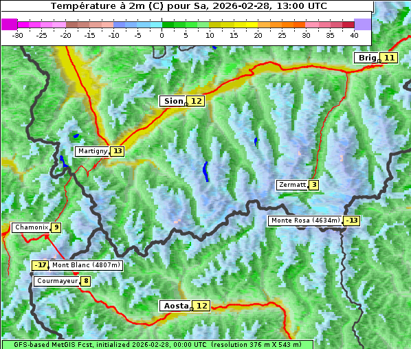 Temperatur, 28. 2. 2026