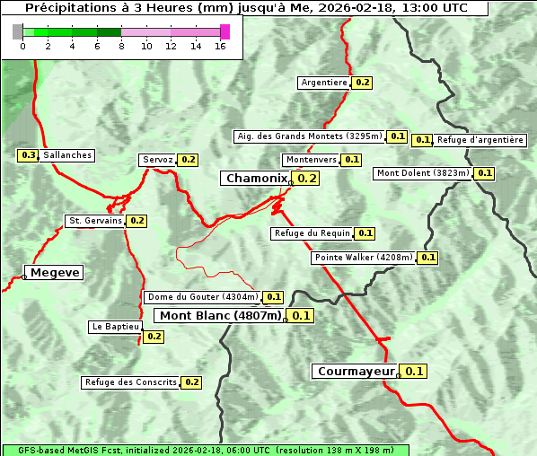 Niederschlag, 18. 2. 2026