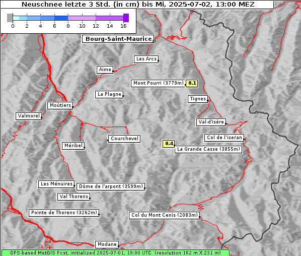 Neuschnee, 2. 7. 2025