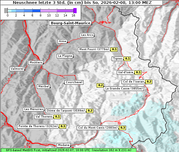 Neuschnee, 8. 2. 2026
