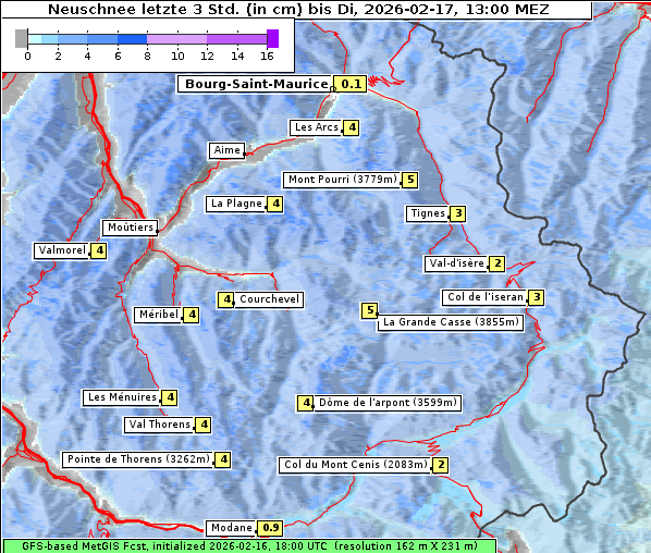 Neuschnee, 17. 2. 2026