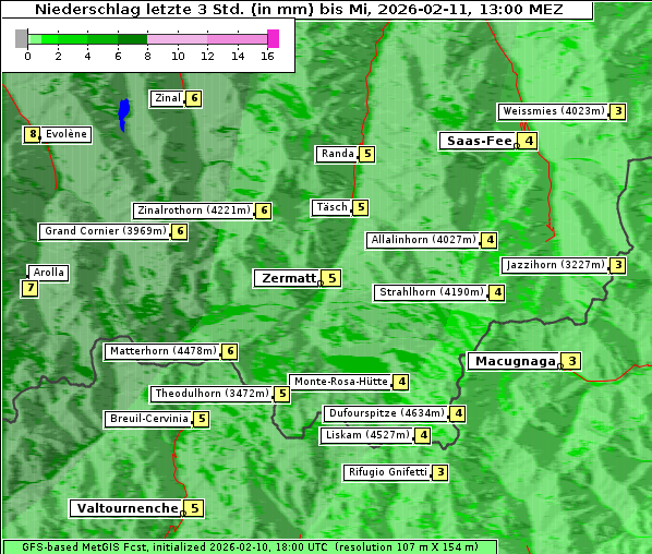 Niederschlag, 11. 2. 2026