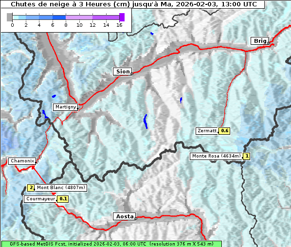 Neuschnee, 3. 2. 2026