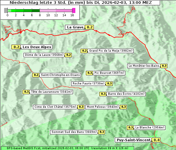 Niederschlag, 3. 2. 2026