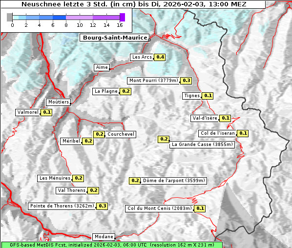 Neuschnee, 3. 2. 2026