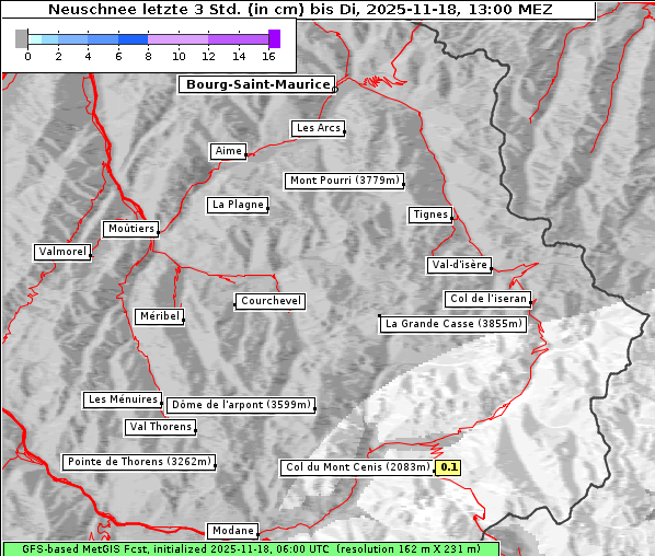 Neuschnee, 18. 11. 2025