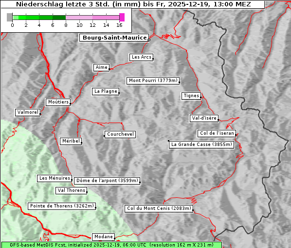 Niederschlag, 19. 12. 2025