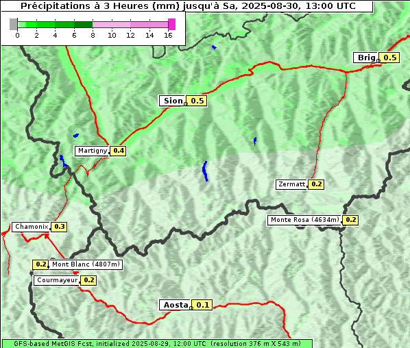 Niederschlag, 30. 8. 2025