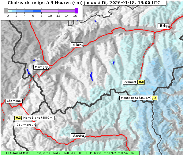 Neuschnee, 18. 1. 2026