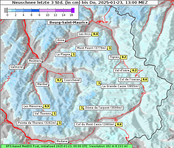 Neuschnee, 23. 1. 2025