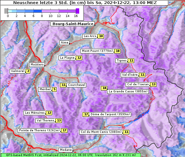 Neuschnee, 22. 12. 2024