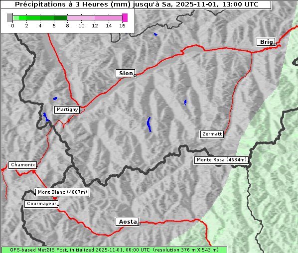 Niederschlag, 1. 11. 2025