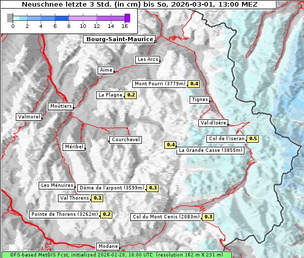 Neuschnee, 1. 3. 2026