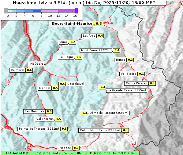 Neuschnee, 20. 11. 2025