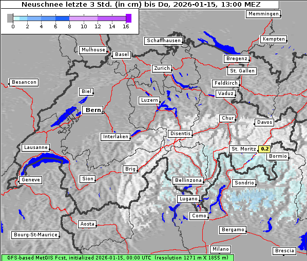 Neuschnee, 15. 1. 2026