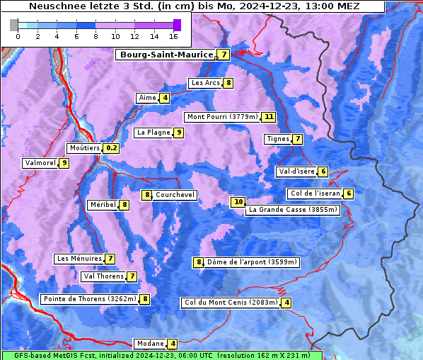 Neuschnee, 23. 12. 2024