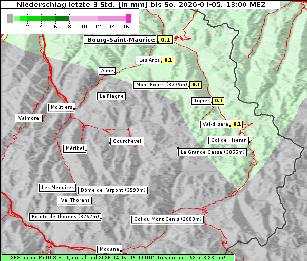 Niederschlag, 5. 4. 2026
