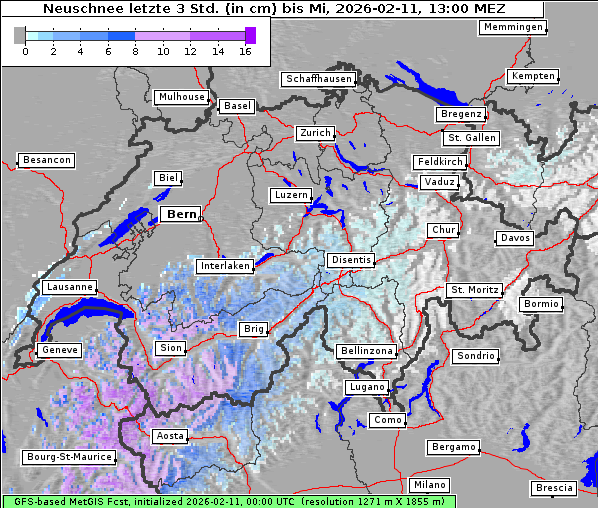 Neuschnee, 11. 2. 2026