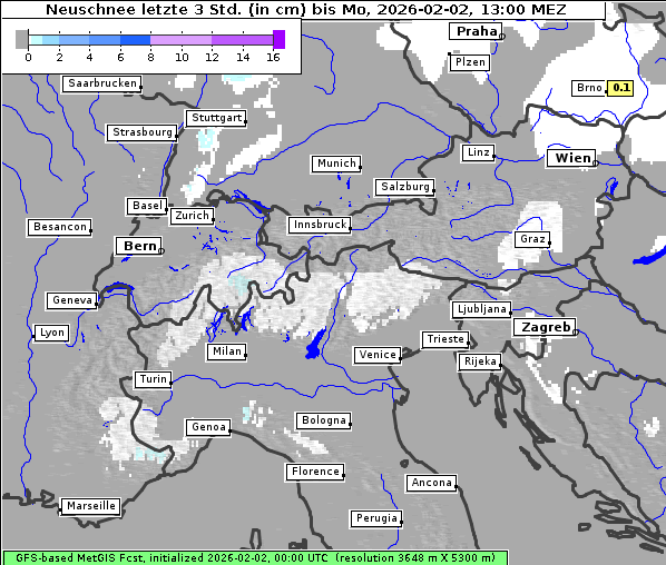 Neuschnee, 2. 2. 2026